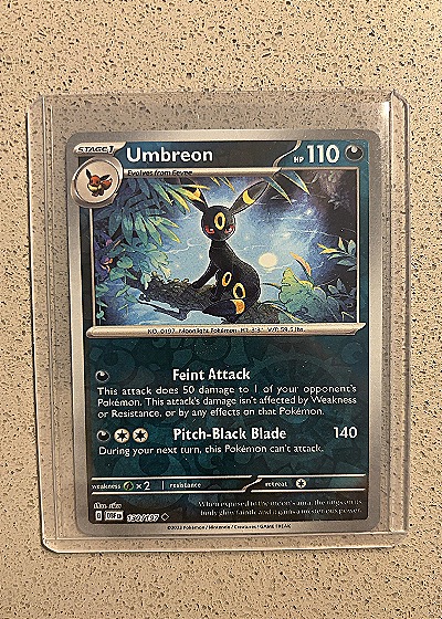 2023 Pokémon 130/197 Umbreon Obsidian Flames — front
