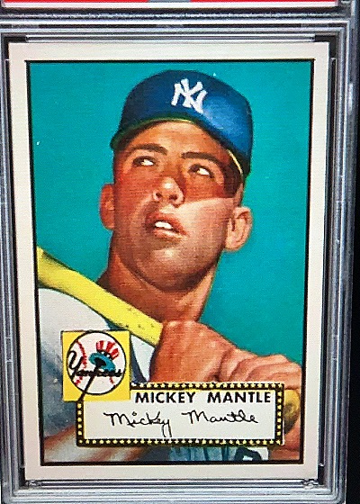 1952 Topps #311 Mickey Mantle — front