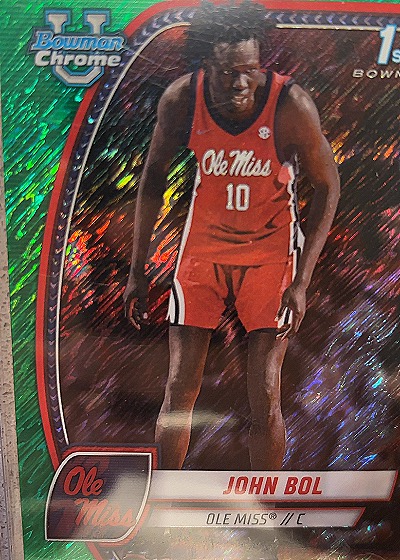 2024 Bowman Chrome University #31 John Bol — front