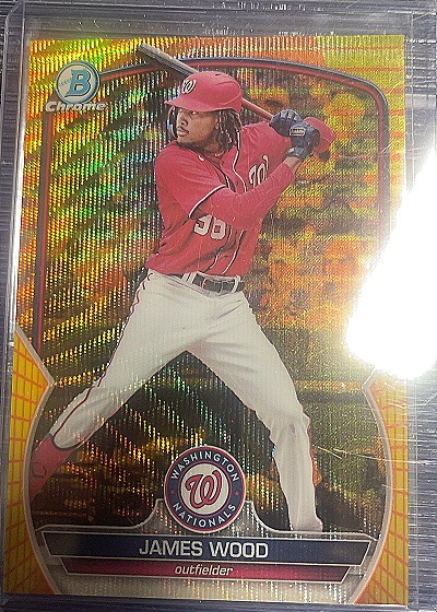 2023 Bowman Chrome Prospects #BCP-224 James Wood — front