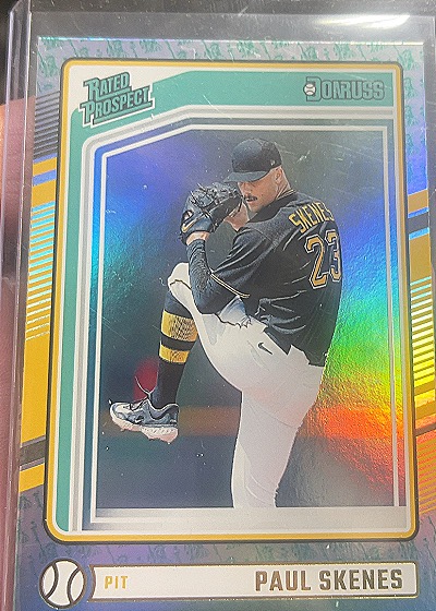 2024 Donruss #131 Paul Skenes Rated Prospect Pittsburgh Pirates — front