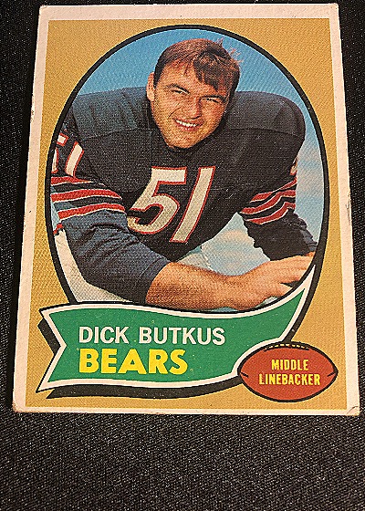 1970 Topps #190 Dick Butkus — front