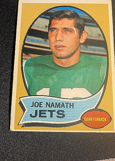 1970 Topps #150 Joe Namath New York Jets — front