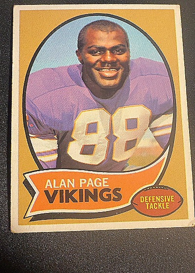 1970 Topps #59 Alan Page Rookie Minnesota Vikings — front