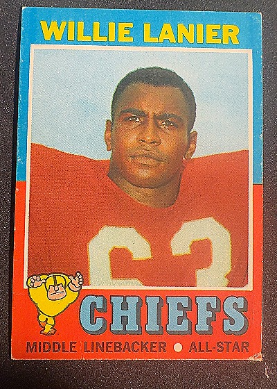 1971 Topps #114 Willie Lanier — front
