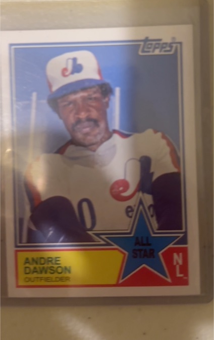 1983 Topps #402 Andre Dawson — front