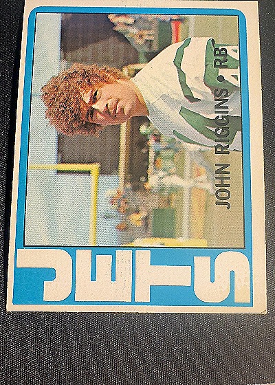 1972 Topps #13 John Riggins — front