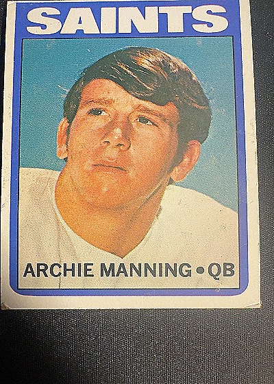 1972 Topps Football #55 Archie Manning — front