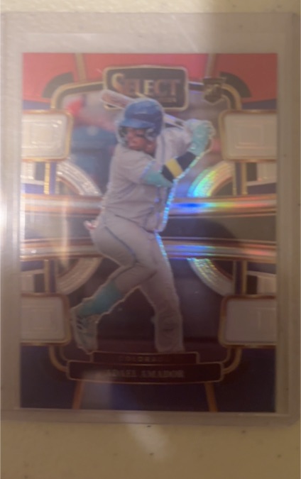 2024 Panini Select Concourse #74 Adael Amador RC Red & Blue Prizm — front