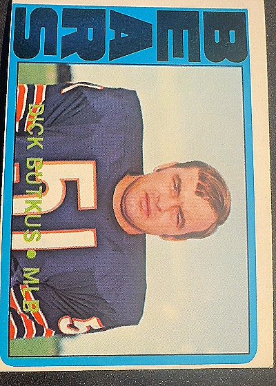 1972 Topps #170 Dick Butkus — front
