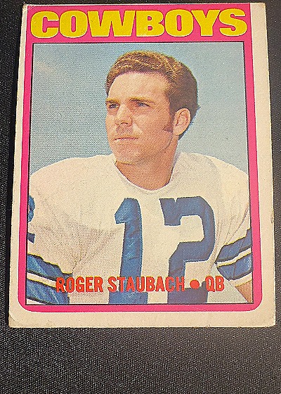 1972 Topps #200 Roger Staubach Rookie Dallas Cowboys — front