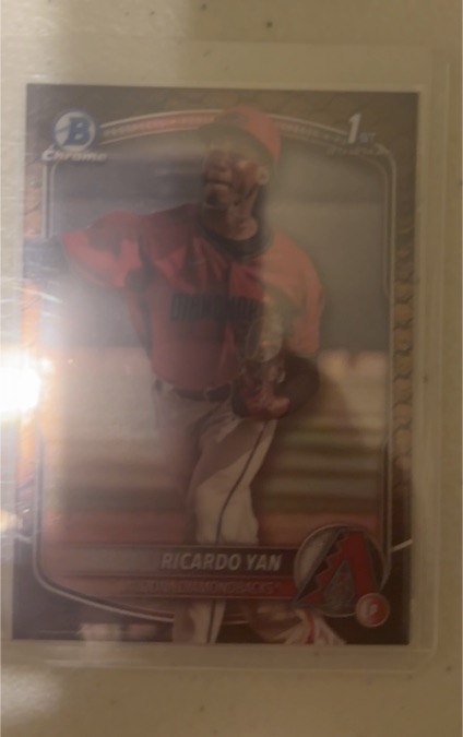 2025 Bowman Chrome #BCP-31 Ricardo Yan — front