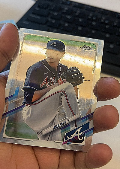 2021 Topps Chrome #110 Max Fried — front