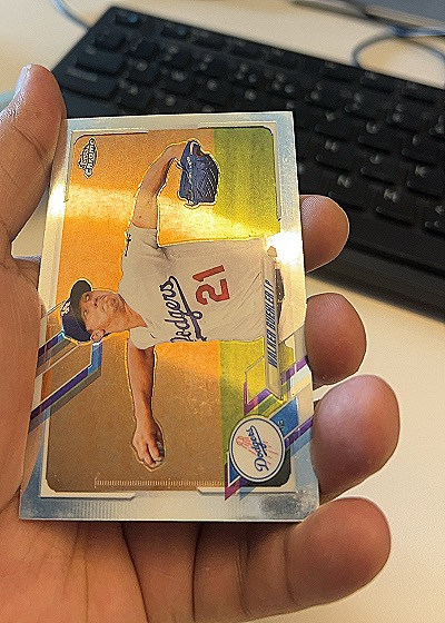 2021 Topps Chrome #157 Walker Buehler — front