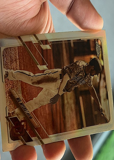 2021 Topps Chrome Baseball #217 Wil Myers Sepia Refractor — front