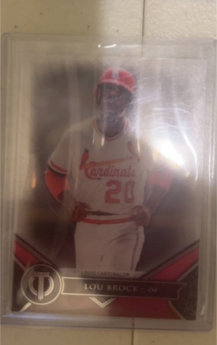 2017 Topps Tribute #29 Lou Brock — front