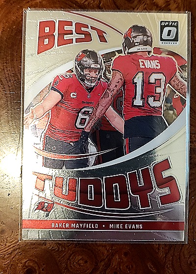 2024 Panini Donruss Optic Best Tuddys #6 Baker Mayfield/Mike Evans — front