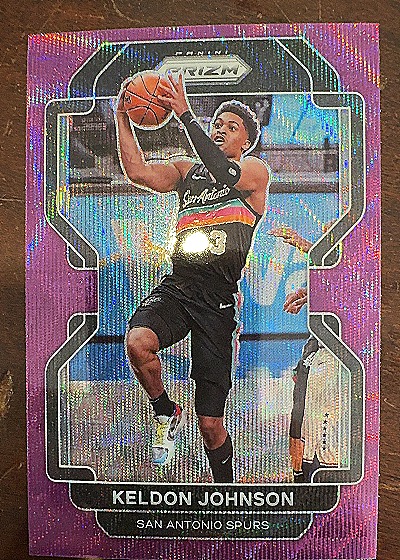 2021-22 Panini Prizm #210 Keldon Johnson — front