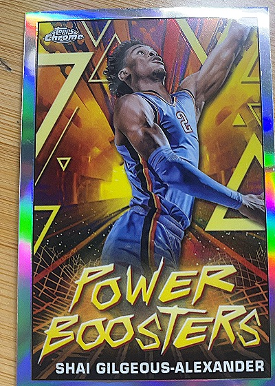 2023-24 Topps Chrome #PB-13 Shai Gilgeous-Alexander Power Boosters — front