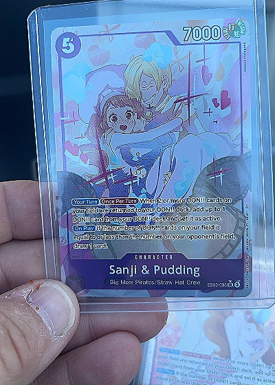 One Piece Card Game EB02-035 Sanji & Pudding Alternate Art — front
