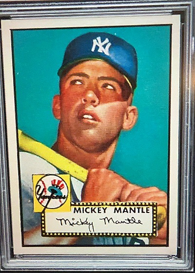 1952 Topps #311 Mickey Mantle — front