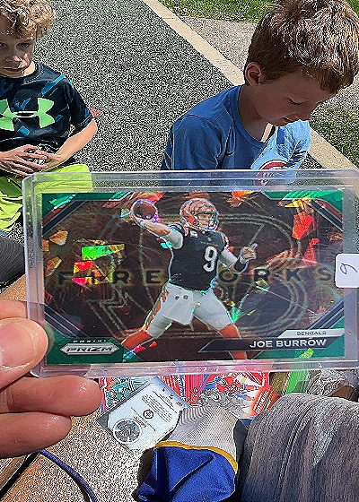 2023 Panini Prizm #9 Joe Burrow — front