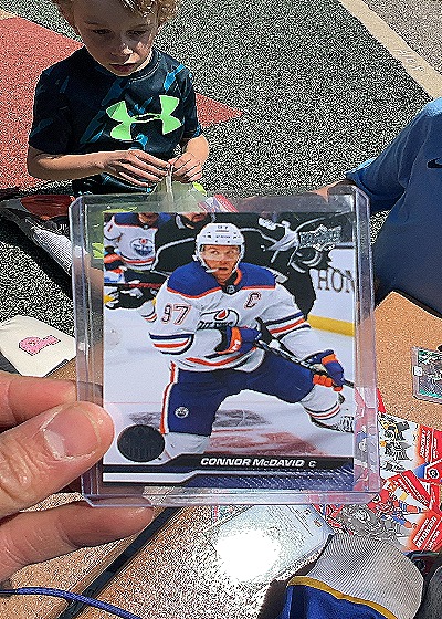 2023-24 Upper Deck Series 1 #67 Connor McDavid Edmonton Oilers — front