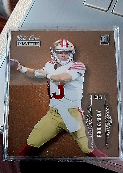 2022 Wild Card Matte Brock Purdy Rookie Card — front