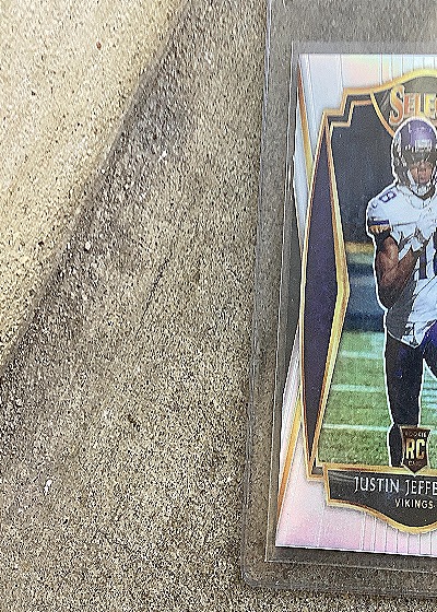 2020 Panini Select Justin Jefferson Premier Level Rookie — front
