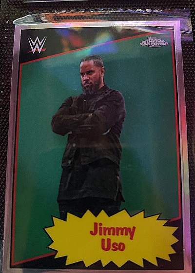 2025 Topps Chrome WWE #85TC-JU Jimmy Uso — front