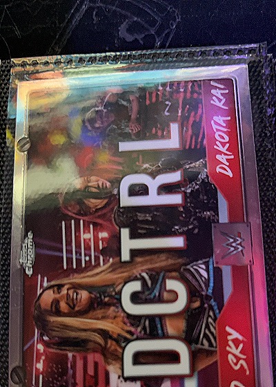 2025 Topps Chrome WWE DCTRL Dakota Kai & Iyo Sky — front