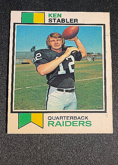 1973 Topps #487 Ken Stabler Rookie Card — front