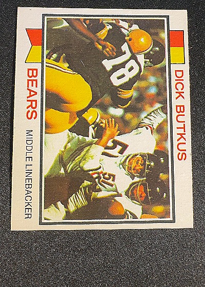 1973 Topps Football #300 Dick Butkus Chicago Bears — front
