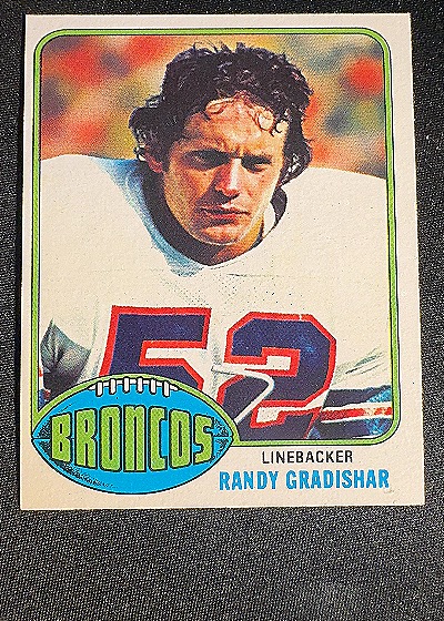 1976 Topps #257 Randy Gradishar Denver Broncos Rookie Card — front