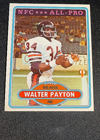 1980 Topps #160 Walter Payton — front