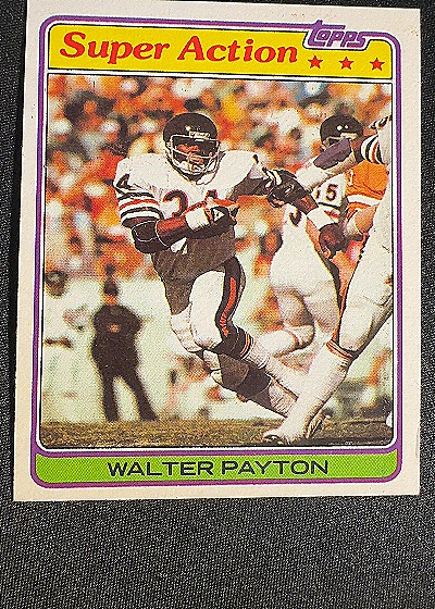1981 Topps #202 Walter Payton Super Action — front