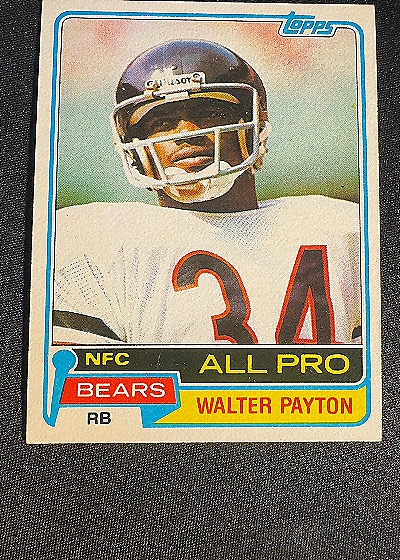 1981 Topps #400 Walter Payton — front