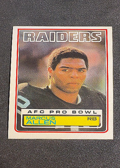 1983 Topps #294 Marcus Allen Rookie — front