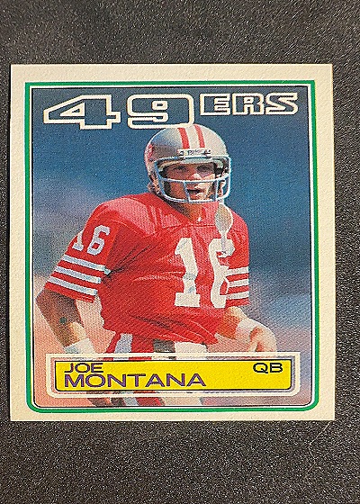 1983 Topps #169 Joe Montana — front