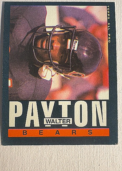 1985 Topps #33 Walter Payton — front