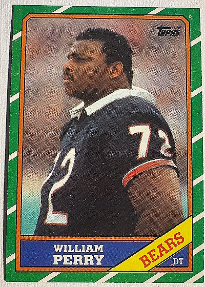 1986 Topps #20 William Perry — front