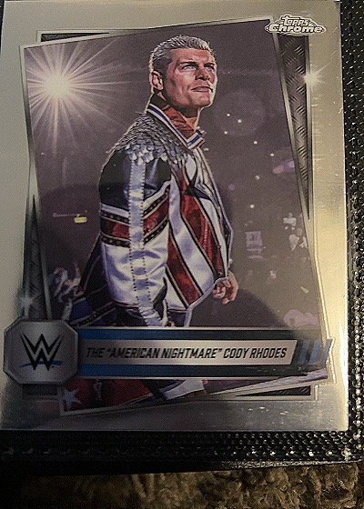 2025 Topps Chrome WWE The American Nightmare Cody Rhodes #1 — front