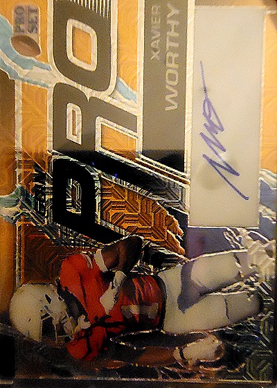 2023 Leaf Pro Set Goin Pro Xavier Worthy Rookie Auto — front