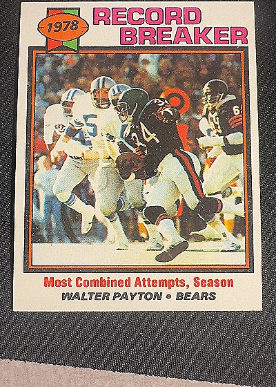 1979 Topps #335 Walter Payton Record Breaker — front
