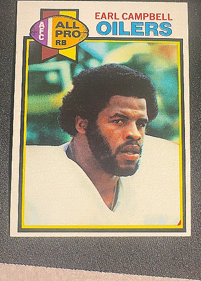 1979 Topps Football #390 Earl Campbell — front