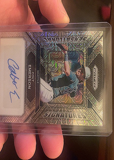 2024 Panini Prizm Sensational Signatures Colt Emerson — front