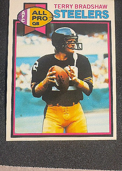 1979 Topps #500 Terry Bradshaw — front