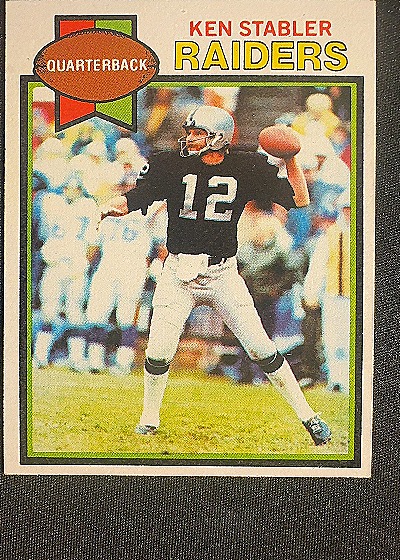 1979 Topps #520 Ken Stabler Oakland Raiders — front