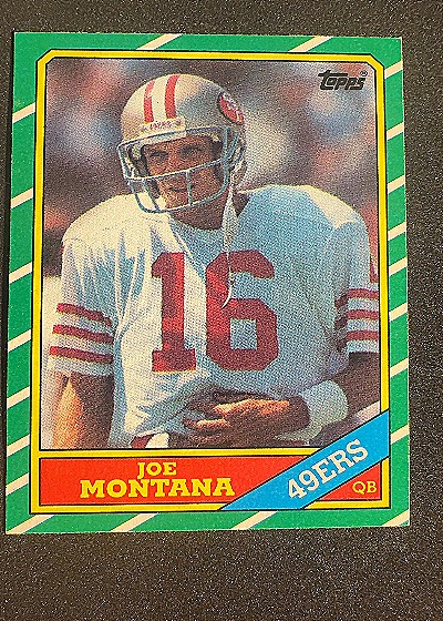 1986 Topps #156 Joe Montana — front