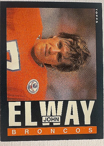 1985 Topps #238 John Elway Denver Broncos — front